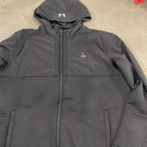 Bandon Dunes Sheep Ranch logo Under Armour long sleeve full zip hoodie jacket